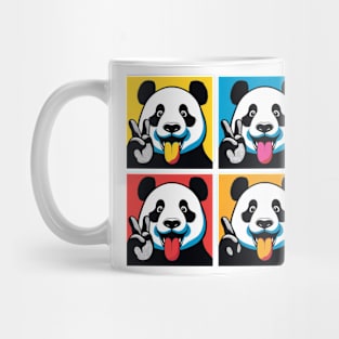 Pop Tongue Out Panda - Funny Panda Art Mug